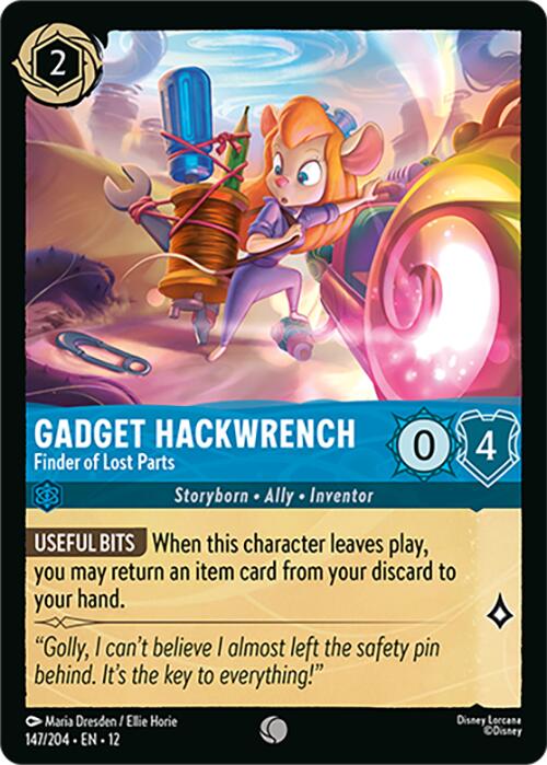 Gadget Hackwrench - Finder of Lost Parts
