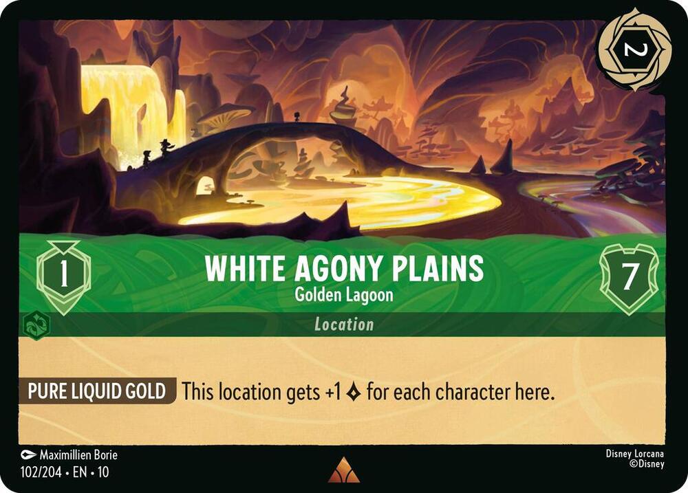 White Agony Plains - Golden Lagoon [102EN10] (Whispers In The Well)