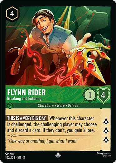 Flynn Rider - Breaking and Entering  [102EN8] (Reign of Jafar)