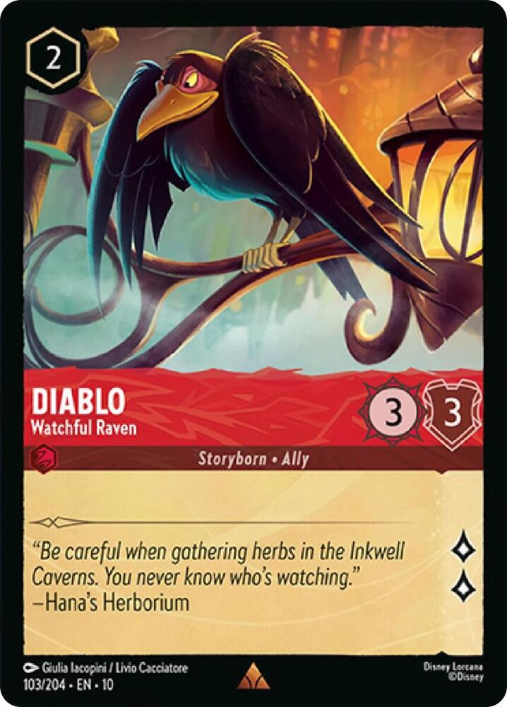 Diablo - Watchful Raven [103EN10] (Whispers In The Well)