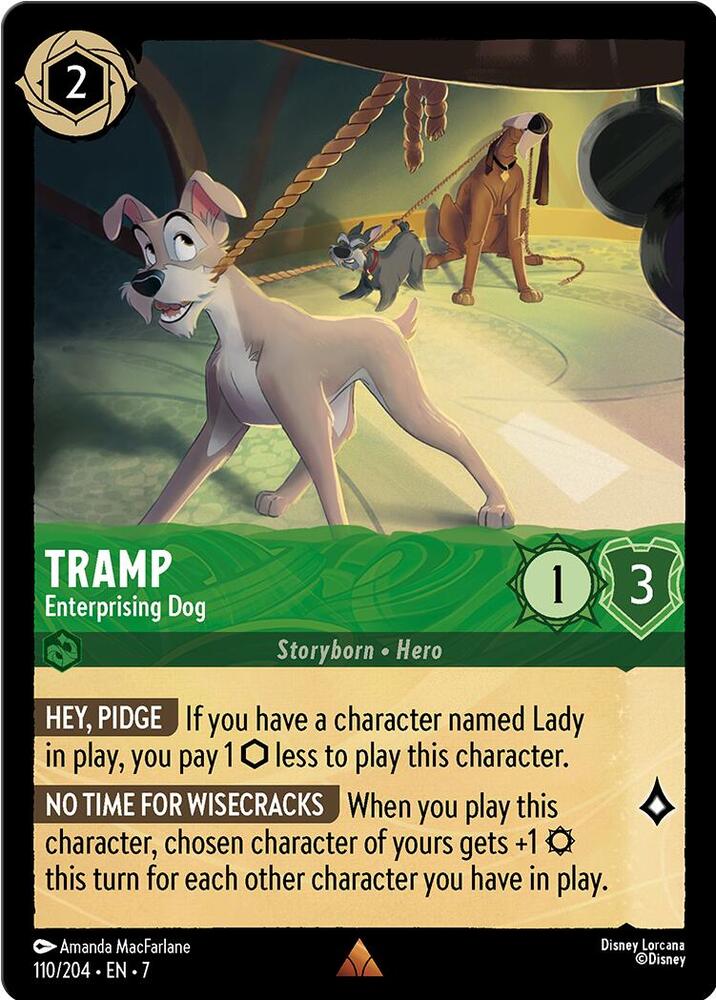Tramp — Enterprising Dog [110EN7] Archazia's Island