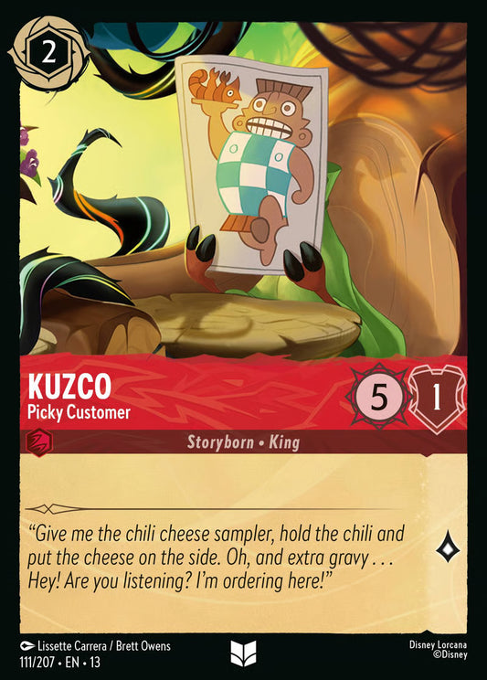 Kuzco - Picky Customer [111EN13] (Attack of the Vine)
