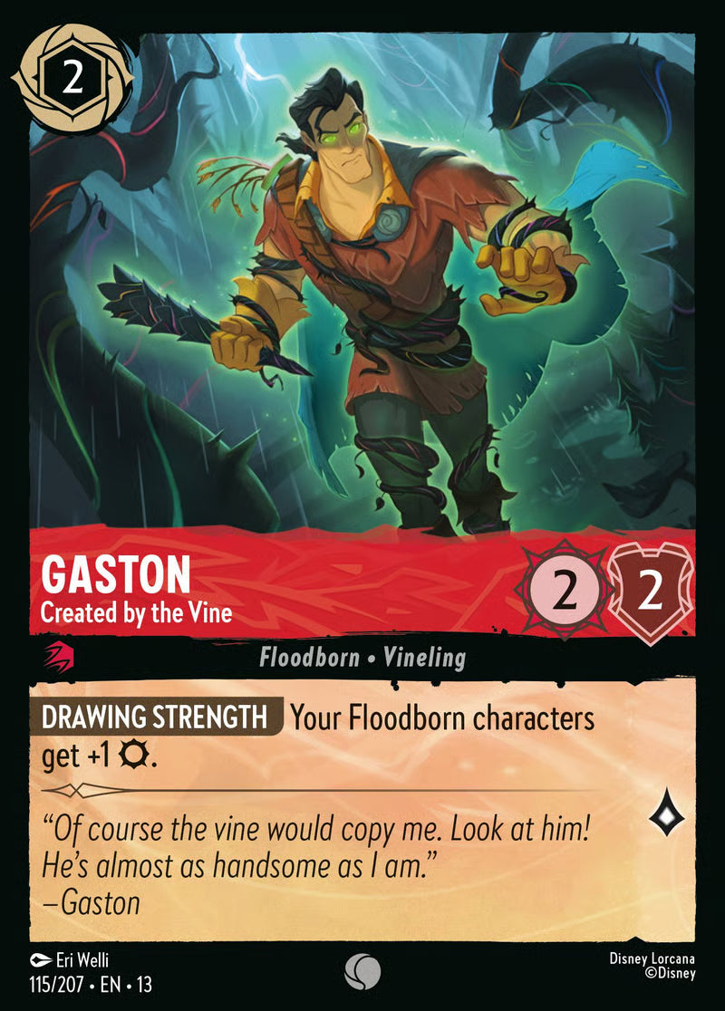 Gaston - Created by the Vine [115EN13] (Attack of the Vine)