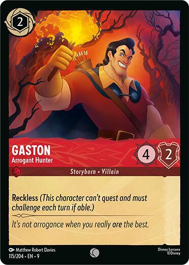 Gaston — Arrogant Hunter [115EN9] (Fabled)