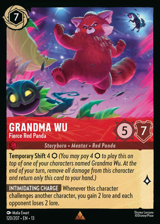 Grandma Wu - Fierce Red Panda [120EN13] (Attack of the Vine)