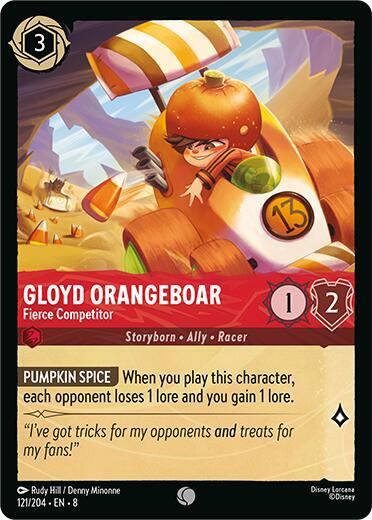 Gloyd Orangeboar – Fierce Competitor [121EN8] (Reign of Jafar)