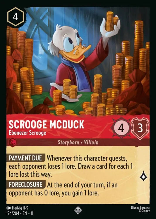 Scrooge McDuck — Ebenezer Scrooge [124EN11] Winterspell