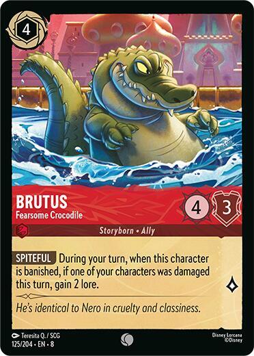 Brutus – Fearsome Crocodile [125EN8] (Reign of Jafar)