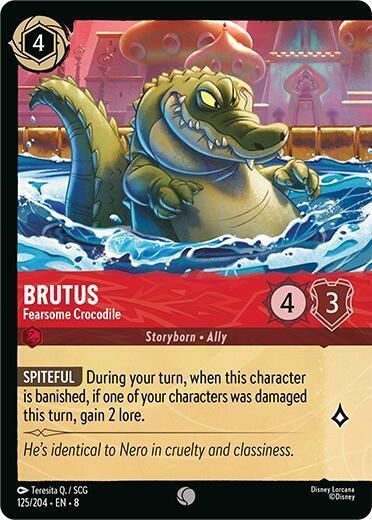 Brutus – Fearsome Crocodile [125EN8] (Reign of Jafar)
