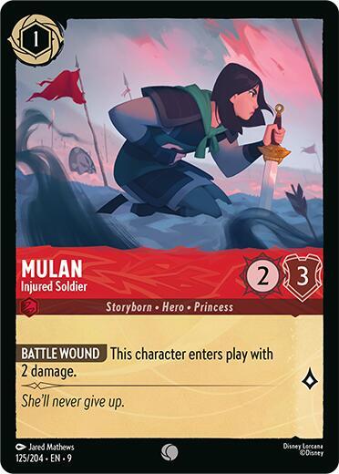 Mulan — Injured Soldier [125EN9] (Fabled)