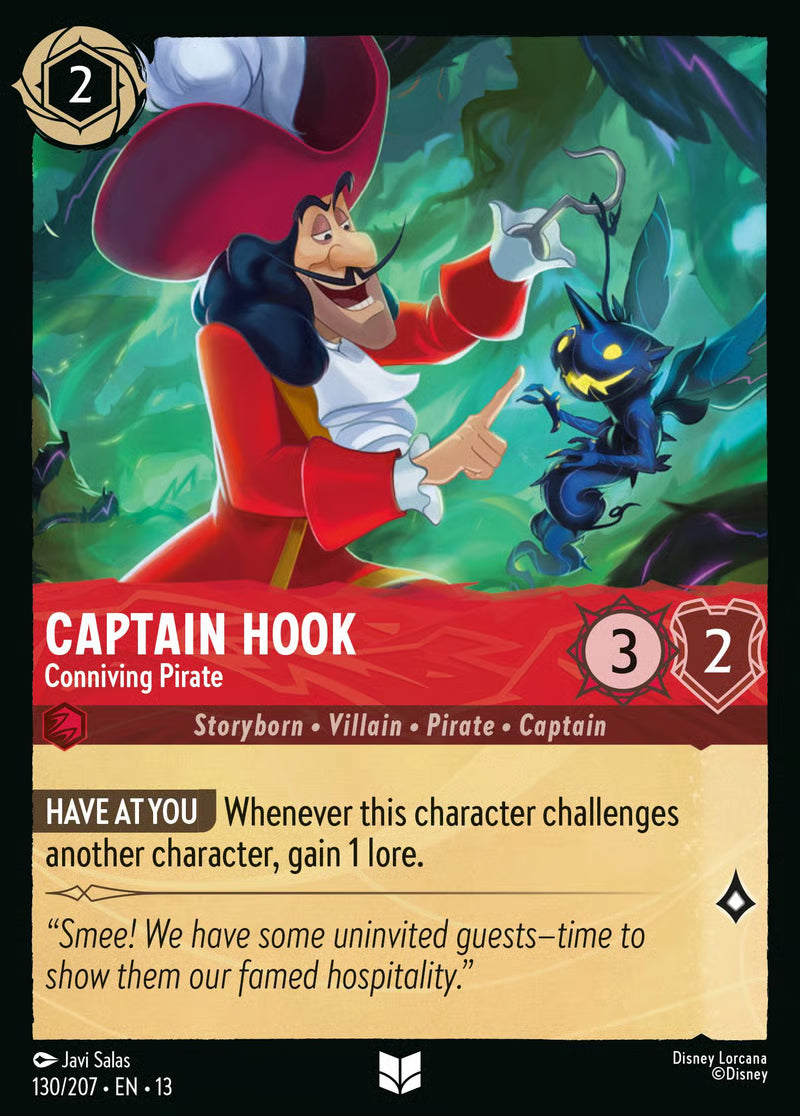 Captain Hook - Conniving Pirate [130EN13] (Attack of the Vine)