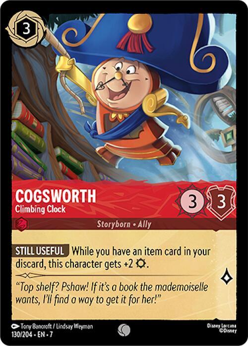 Cogsworth — Climbing Clock [130EN7] Archazia's Island