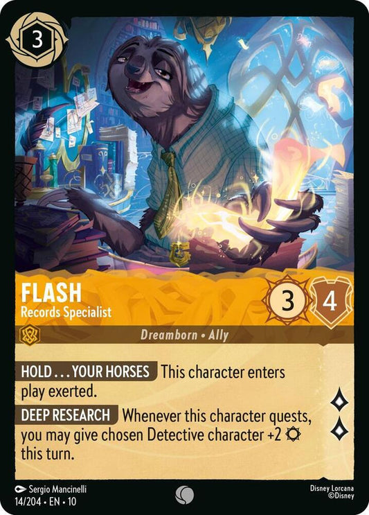 Flash - Records Specialist [14EN10] (Whispers In The Well)