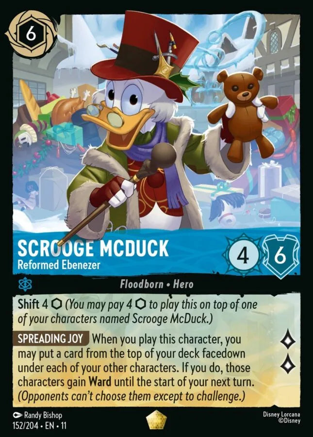 Scrooge McDuck - Reformed Ebenezer [152/204] (Winterspell) Foil