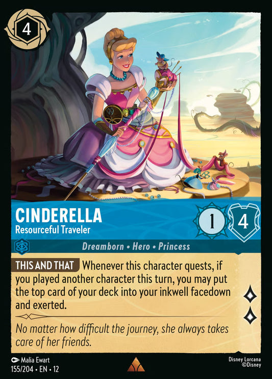 Cinderella - Resourceful Traveler [155EN12] (Wilds Unknown)