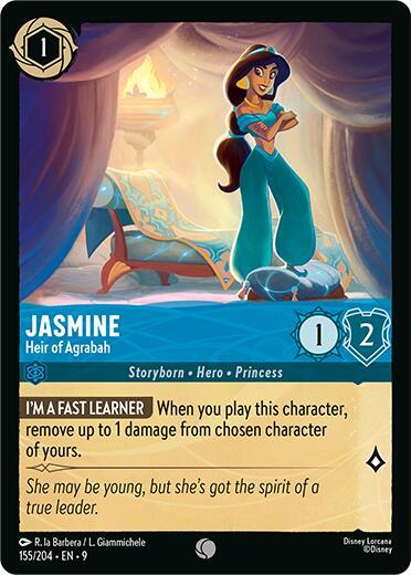 Jasmine — Heir of Agrabah [155EN9] (Fabled)
