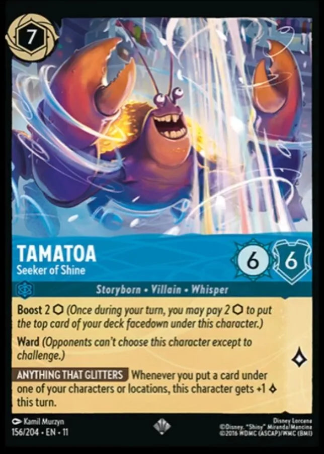 Tamatoa — Seeker of Shine [156EN11] Winterspell