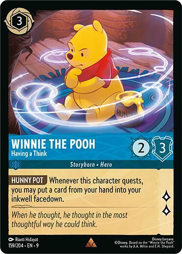 Winnie the Pooh — Having a Think [159EN9] (Fabled)