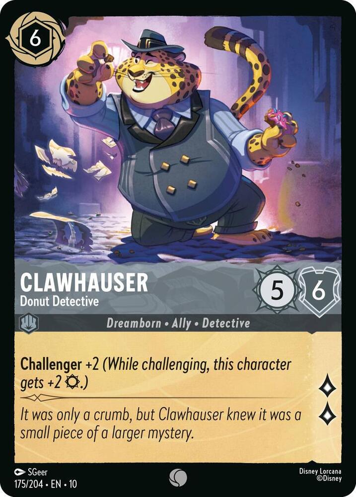 Clawhauser - Donut Detective [175EN10] (Whispers In The Well)