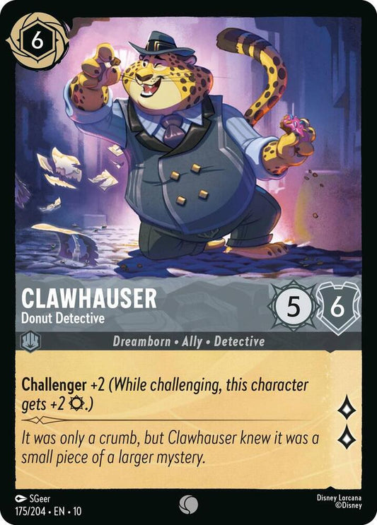Clawhauser - Donut Detective [175EN10] (Whispers In The Well)