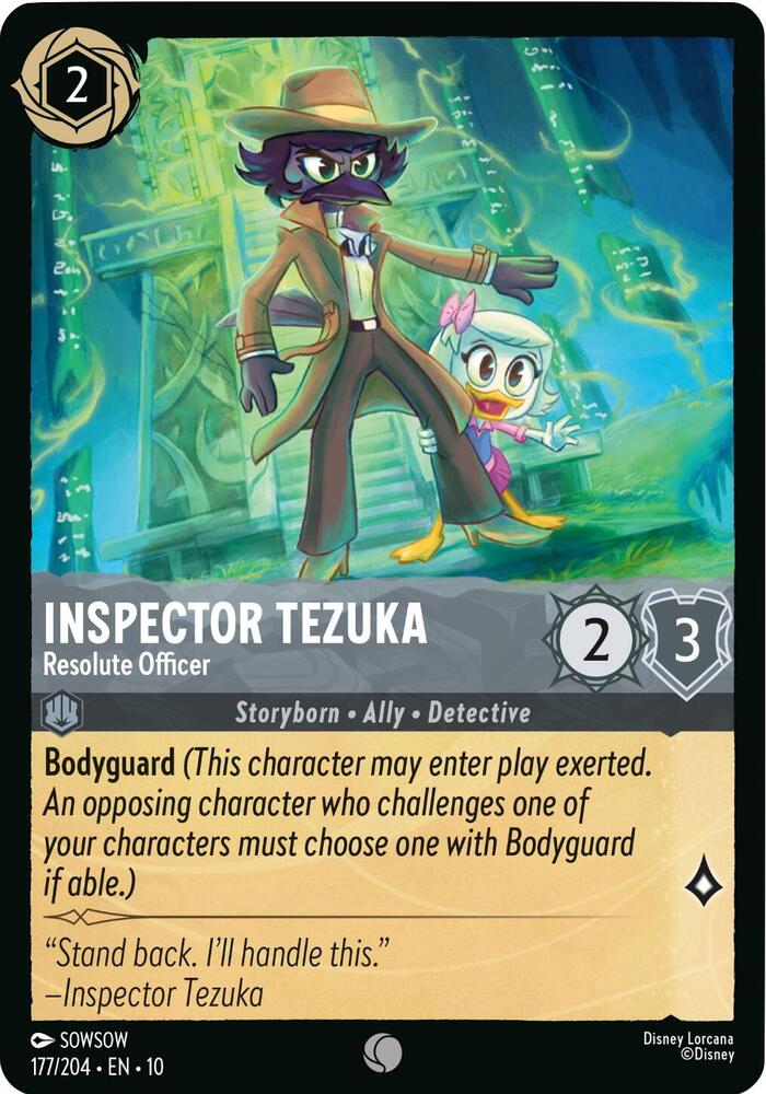 Inspector Tezuka - Resolute Officer [177EN10] (Whispers In The Well)
