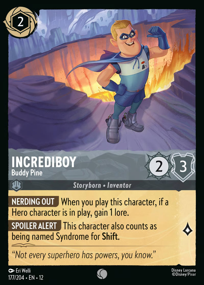 Incrediboy - Buddy Pine [177EN12] (Wilds Unknown)