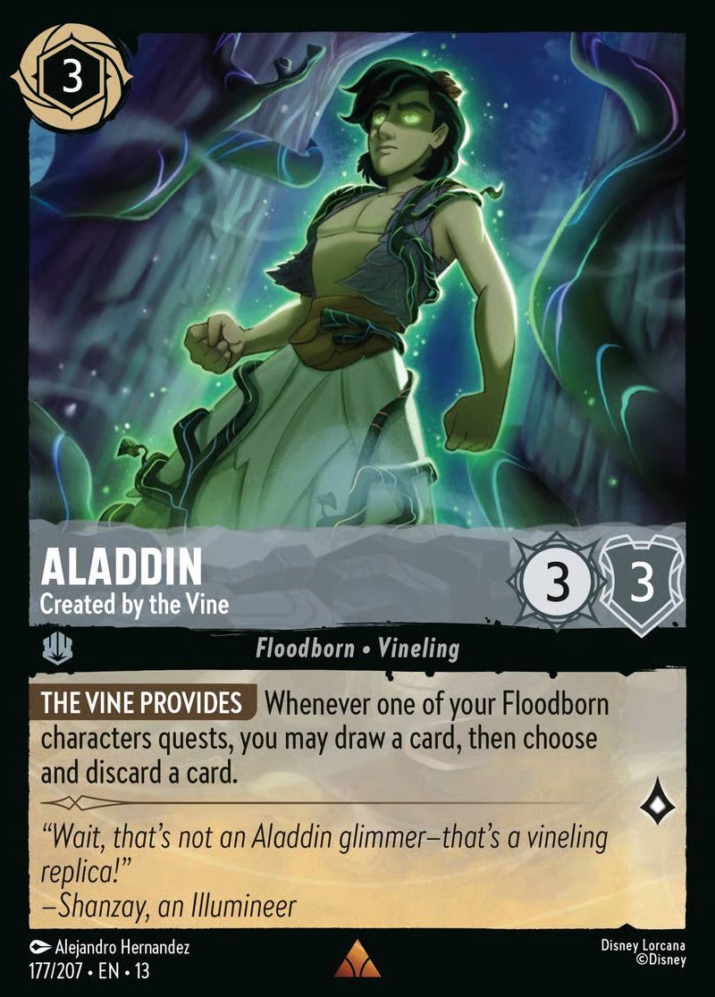Aladdin - Created by the Vine [177EN13] (Attack of the Vine)