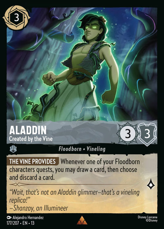 Aladdin - Created by the Vine [177EN13] (Attack of the Vine)