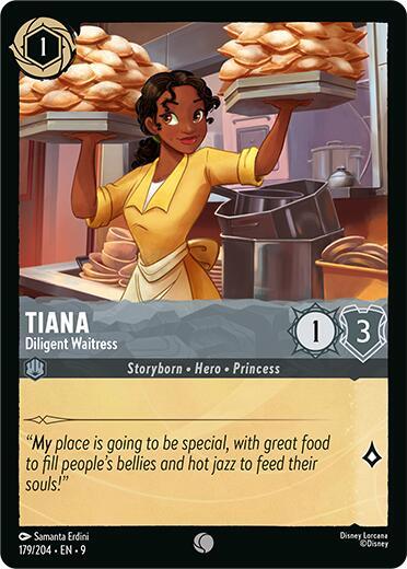 Tiana — Diligent Waitress [179EN9] (Fabled)