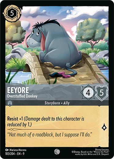 Eeyore — Overstuffed Donkey [183EN9] (Fabled)