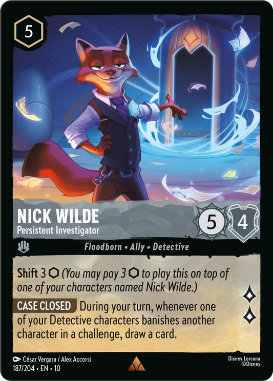 Nick Wilde – Persistent Investigator [187EN10] (Whispers In The Well)