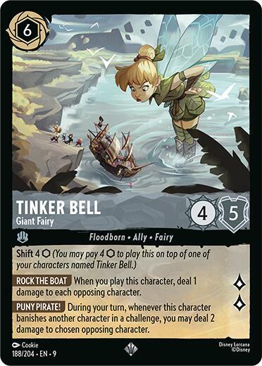 Tinker Bell - Giant Fairy [188EN9] (Fabled)