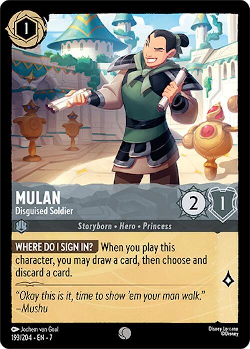 Mulan — Disguised Soldier [193EN7] Archazia's Island