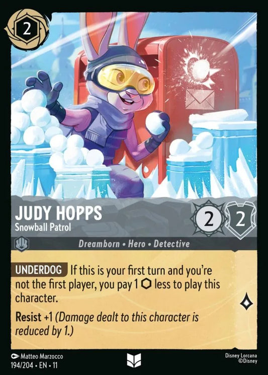 Judy Hopps — Snowball Patrol [194EN11] Winterspell