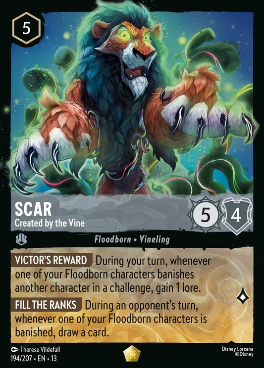 Scar - Created by the Vine [194/207] (Attack of the Vine!) Cold Foil