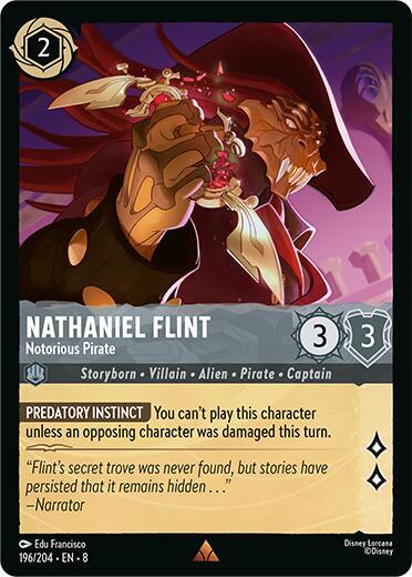 Nathaniel Flint - Notorious Pirate [196EN8] (Reign of Jafar)