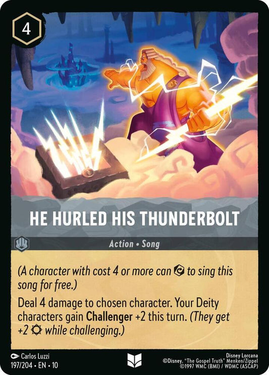 He Hurled His Thunderbolt [197EN10] (Whispers In The Well)