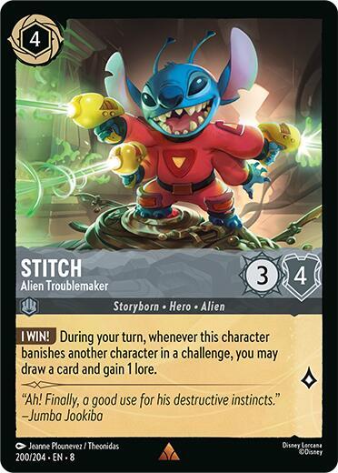 Stitch - Alien Troublemaker [200EN8] (Reign of Jafar)