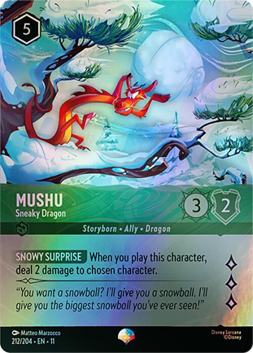 Mushu - Sneaky Dragon (Epic) [212/204] (Winterspell)
