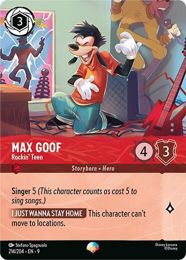 Max Goof - Rockin' Teen (Epic) [214/204] (Fabled) Foil