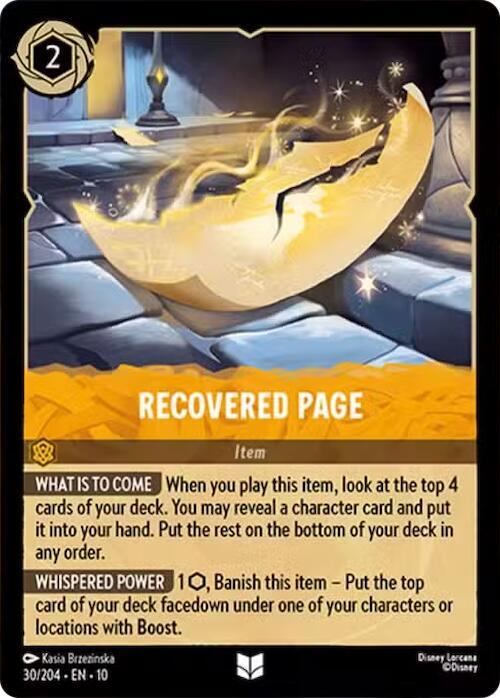 Recovered Page [30EN10] (Whispers In The Well)