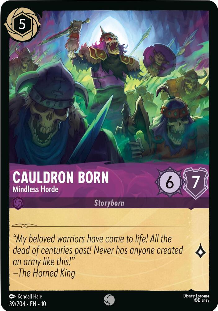 Cauldron Born - Mindless Horde [39EN10] (Whispers In The Well)