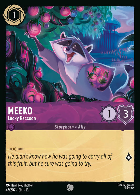 Meeko - Lucky Raccoon [47EN13] (Attack of the Vine)