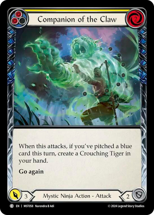 Companion of the Claw (Yellow)