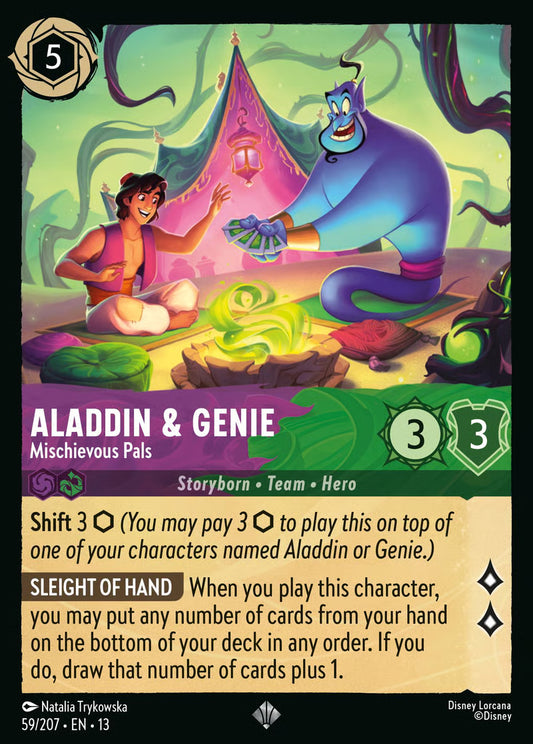 Aladdin & Genie - Mischievous Pals [59EN13] (Attack of the Vine)