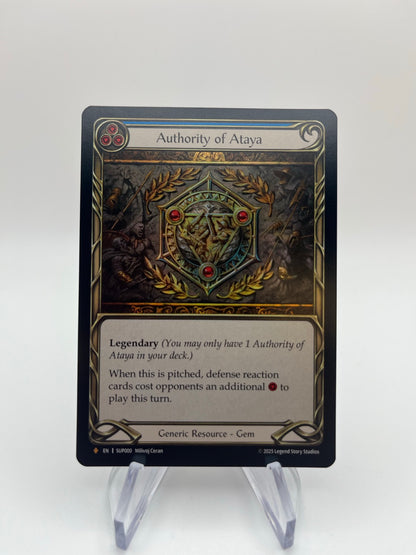 Authority of Ataya | Near Mint / English / Rainbow Foil