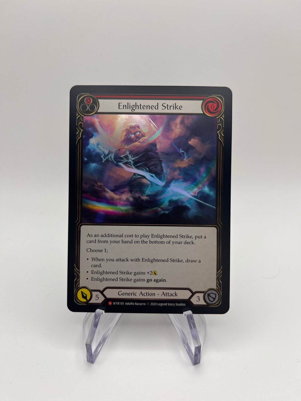 Enlightened Strike | Near Mint / English / Unlimited Edition Rainbow Foil