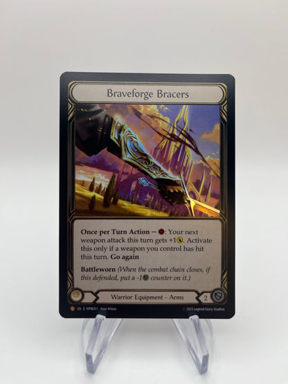 Braveforge Bracers | Near Mint / English / Rainbow Foil