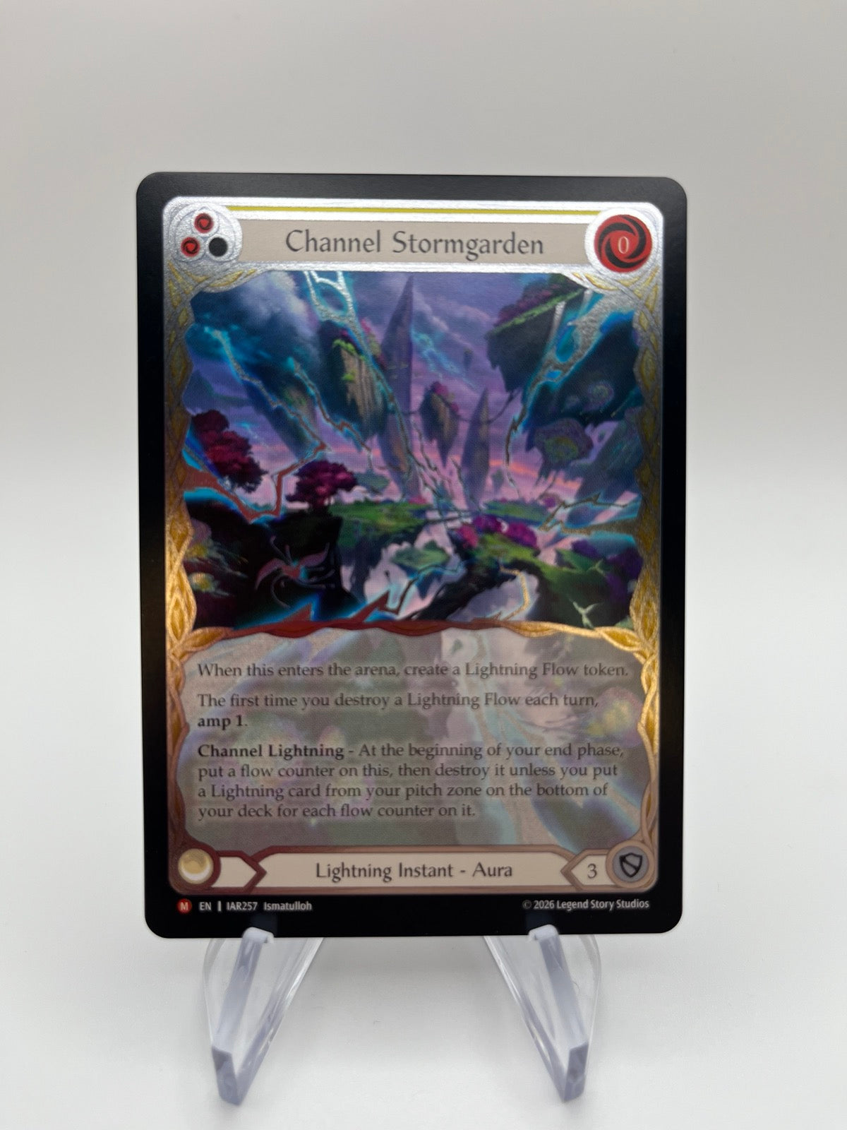 Channel Stormgarden (Extended Art) | Near Mint / English / Cold Foil