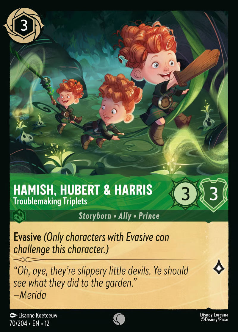 Hamish, Hubert & Harris - Troublemaking Triplets [70EN12] (Wilds Unknown)